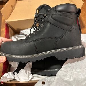 Wolverine Black Men's Steel Toe  Boots